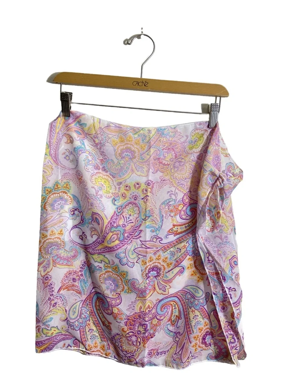 TiniBikini Pastel Paisley Print Beach Cover-Up — Pink, Lavender & Aqua